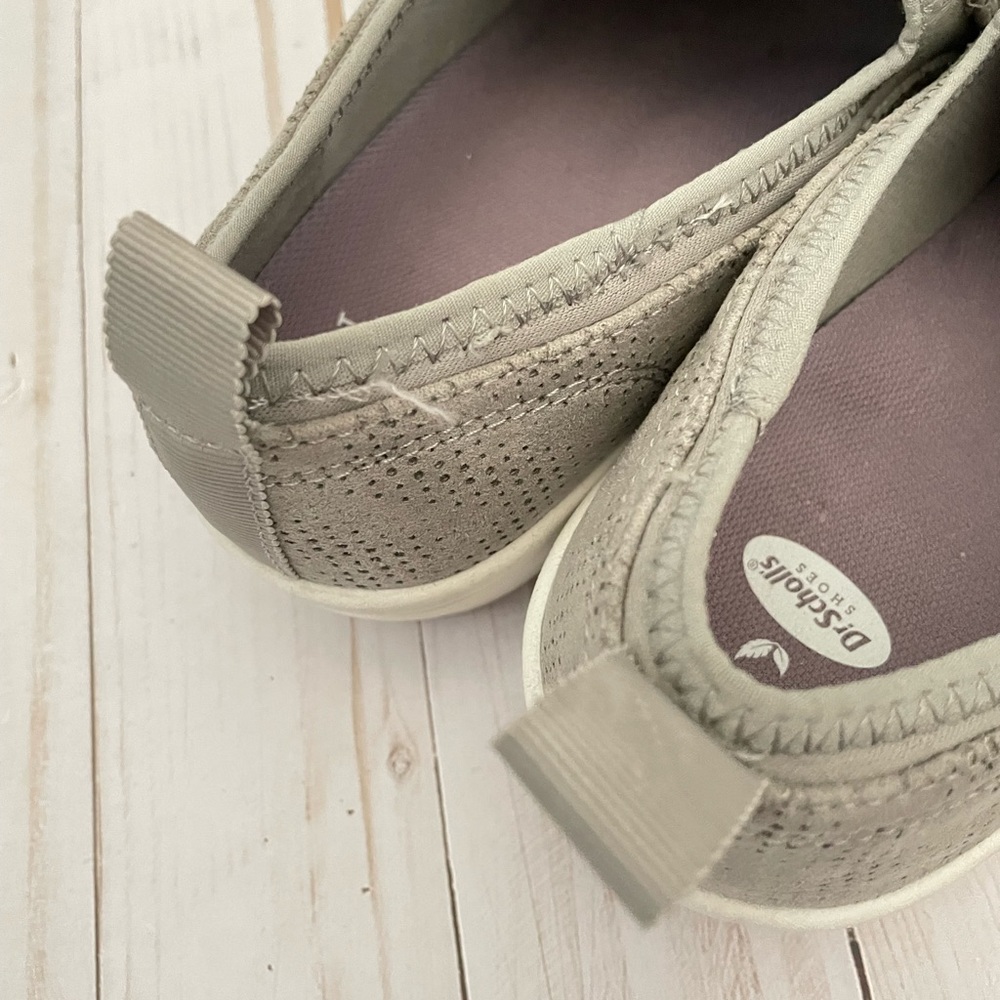 DR. SCHOLL’S Gray Suede Slip On Loafers - Picture 8 of 11